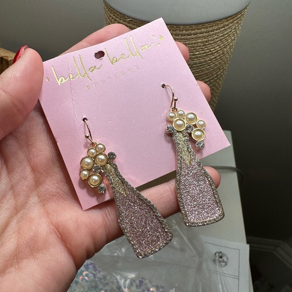 NWT - Champagne Earrings